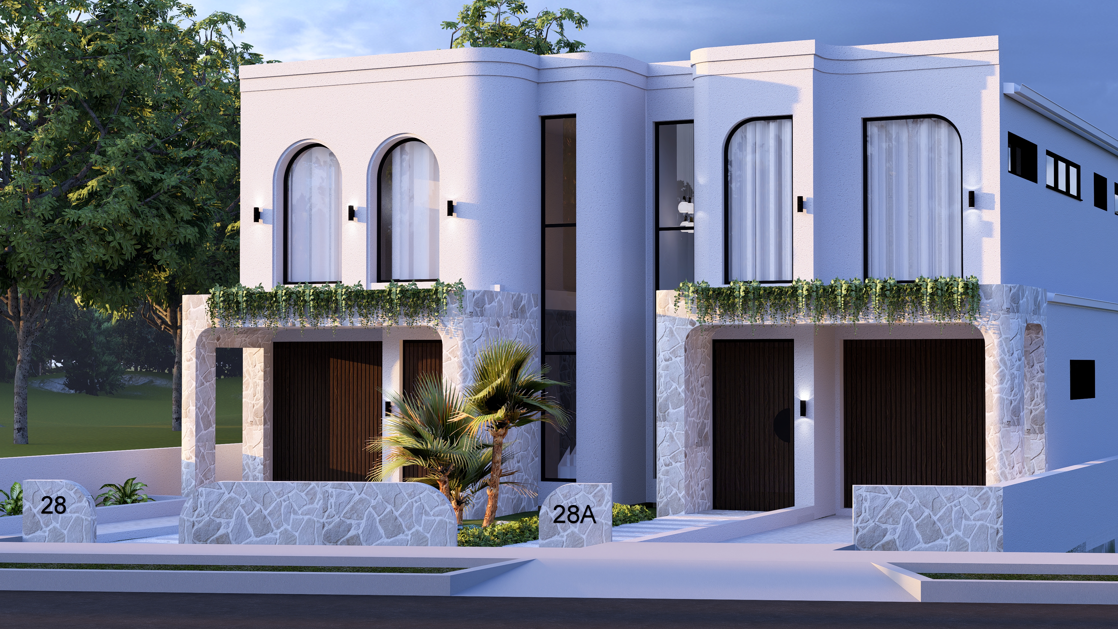 Duplex Modern – exterior 3